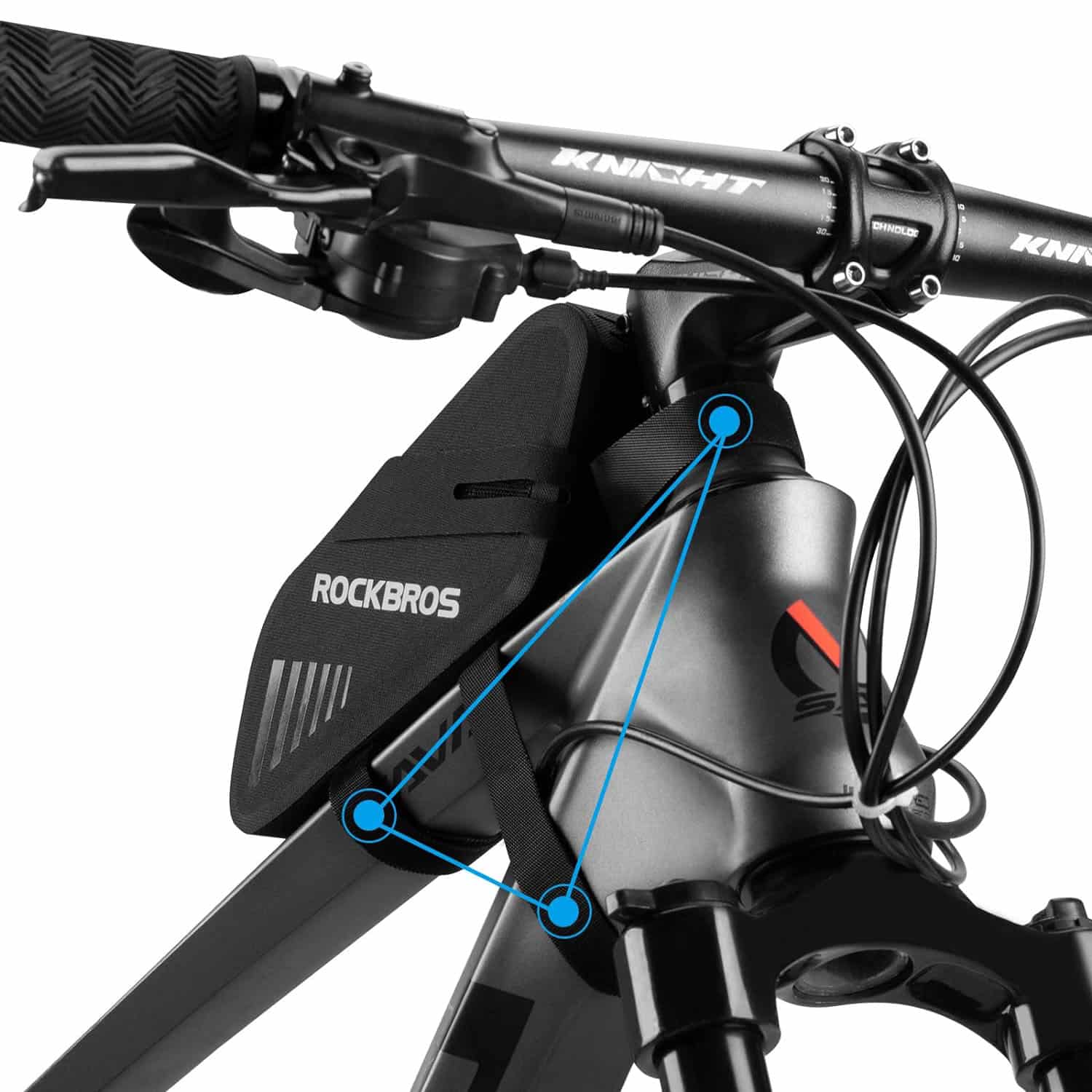 RockBros® Waterproof Bike Saddle Bag: Lightweight Frame Bag - Image 10
