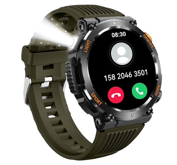 FocusFit® HT17 Smartwatch: With Compass & Flashlight Features - Image 15