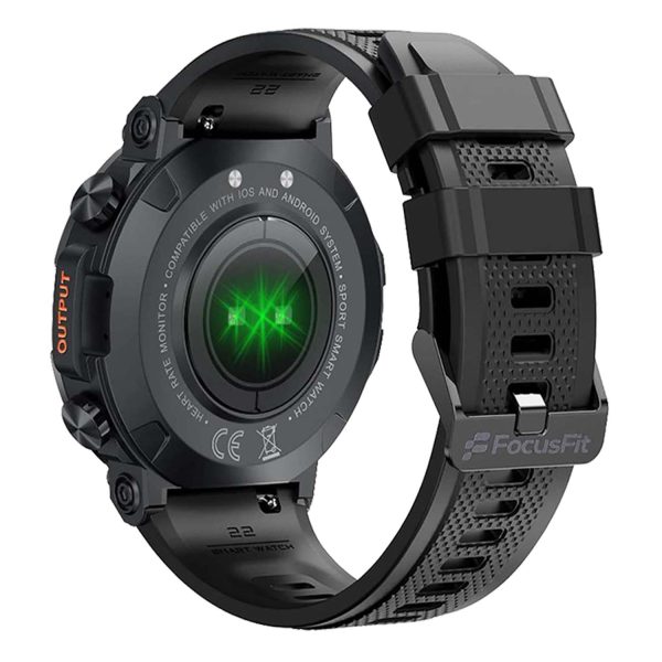 FocusFit® K56 Smartwatch Tactical Fitness Tracker 1.39” screen - Image 3
