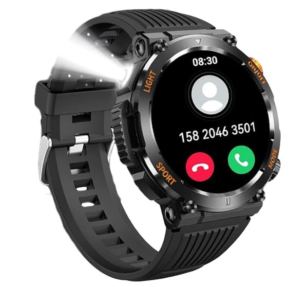 FocusFit® HT17 Smartwatch: With Compass & Flashlight Features - Image 3