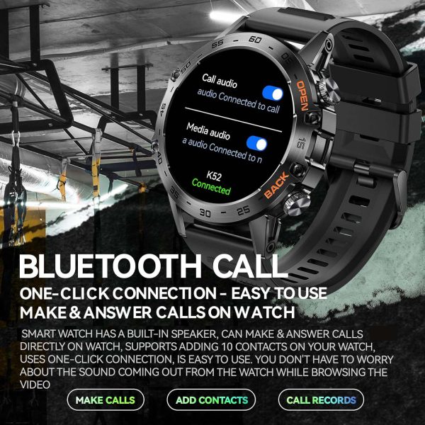 FocusFit® K52 1.39" Military Sport Smartwatch - Image 11