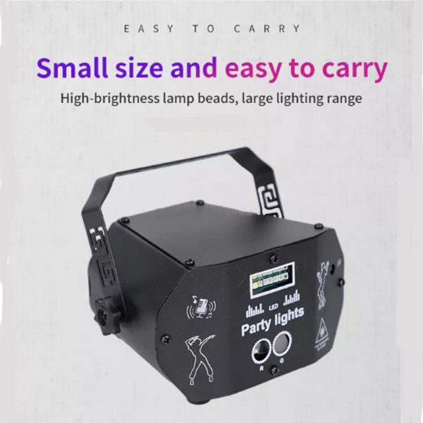 FocusLights® 3-in-1 RGB Party DJ Disco Light: Strobe Projector - Image 10