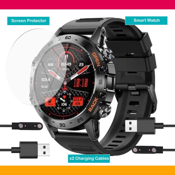 FocusFit® K52 1.39" Military Sport Smartwatch - Image 15