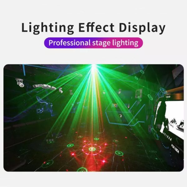 FocusLights® 3-in-1 RGB Party DJ Disco Light: Strobe Projector - Image 2