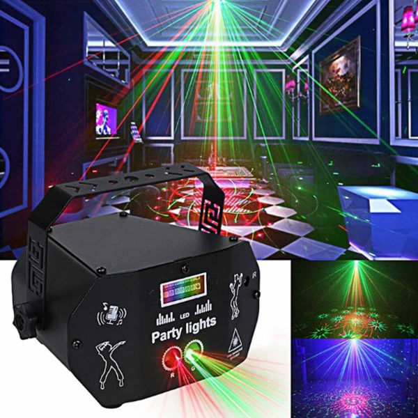 FocusLights® 3-in-1 RGB Party DJ Disco Light: Strobe Projector - Image 3