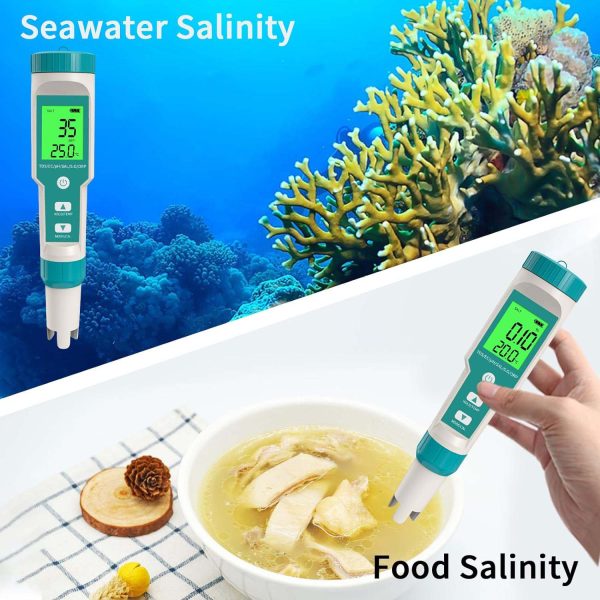 FocusOutdoor 7-in-1 Water Tester: pH/TDS/EC/ORP/S.G./Salinity - Image 4