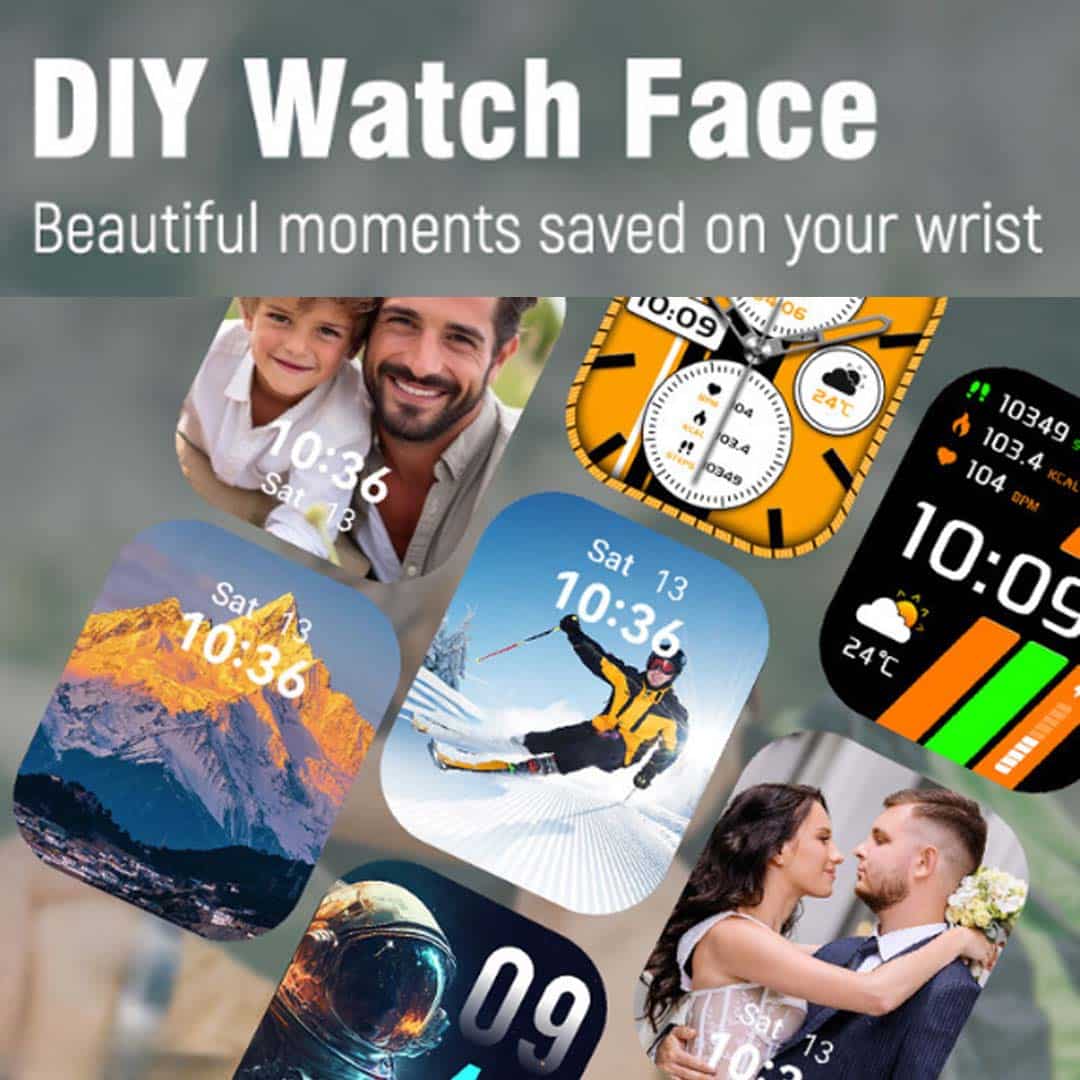 FocusFit® K61 AMOLED 1.96" Sport Smartwatch Fitness Tracker - Image 9