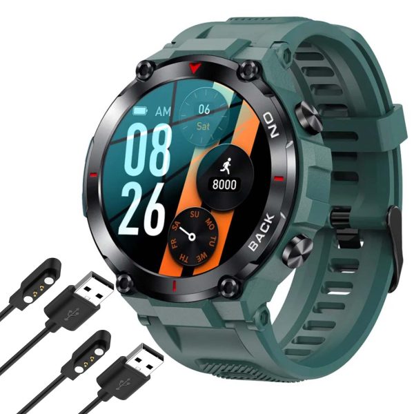 FocusFit® K37 1.32" GPS Military Sports Smartwatch - Image 3