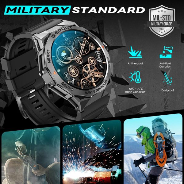 FocusFit ® K62 1.43" HD Display Fitness Smartwatch - Image 10