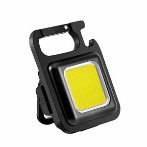 FocusLights® 4-in-1 Mini LED Keychain Light: USB Rechargeable
