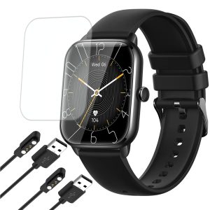 FocusFit® KT65 1.85” Fitness Activity Tracker Smartwatch for Android & iOS