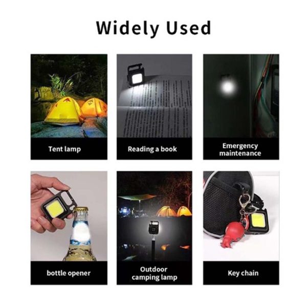 FocusLights®Mini LED Keychain Light: USB Rechargeable 4-in-1 - Image 7