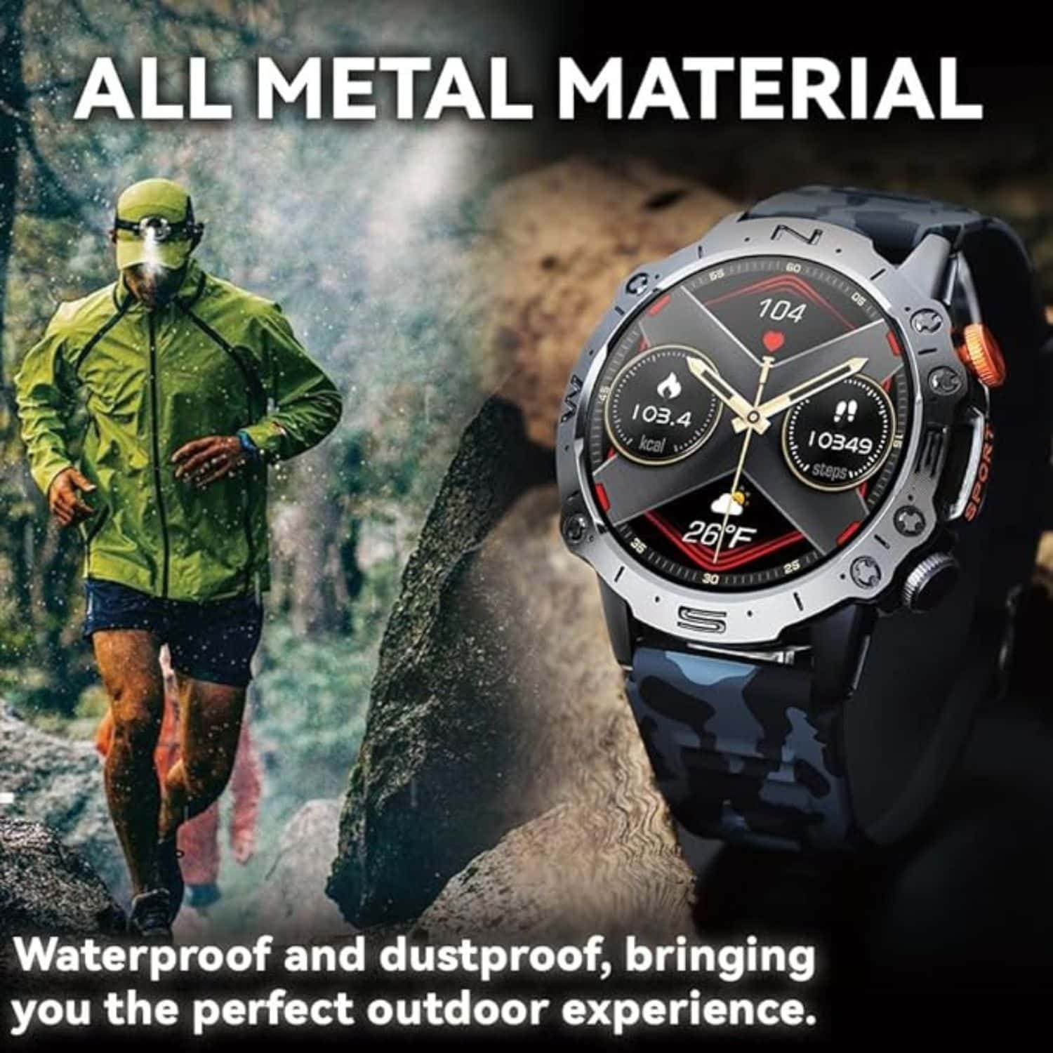 FocusFit® K59 1.43" AMOLED HD-Display Fitness Smartwatch - Image 10