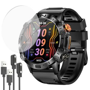 FocusFit® K59 1.43" AMOLED HD-Display Fitness Smartwatch