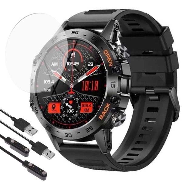 FocusFit K52 1.39" Military Sport Smart Watch