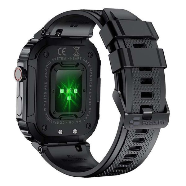 FocusFit® K57 1.96" Rugged Military Tactical Sports Smartwatch - Image 2