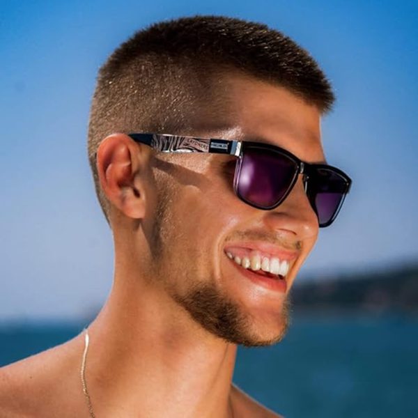 Dubery Polarised UV400 Unisex Multifunctional Trendy Sunglasses - Image 19