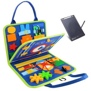 FocusToys® Montessori Felt Busy Book for Sensory Learning