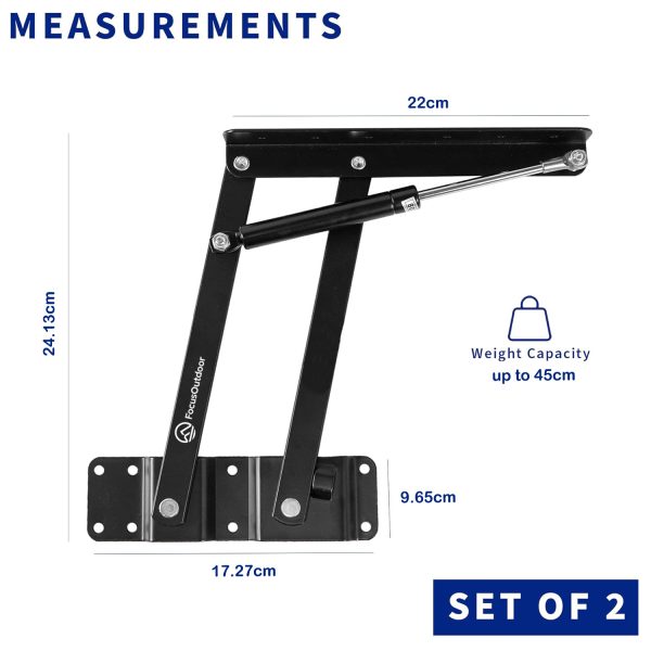 FocusOutdoor® Pneumatic Lift-Top Hinges - Image 2