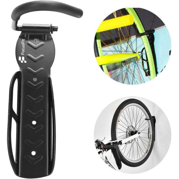 FocusFit® Vertical Bike Wall Mount Hook: Heavy-Duty Bicycle Rack - Image 8