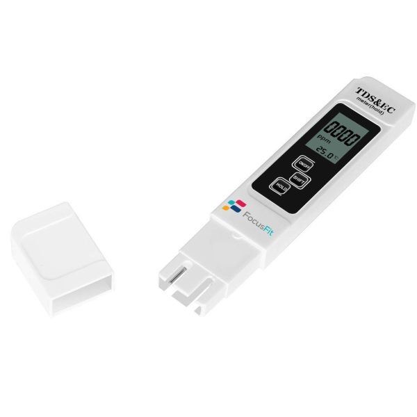 FocusFit® 3-in-1 TDS EC Multifunctional Digital LCD Water Tester
