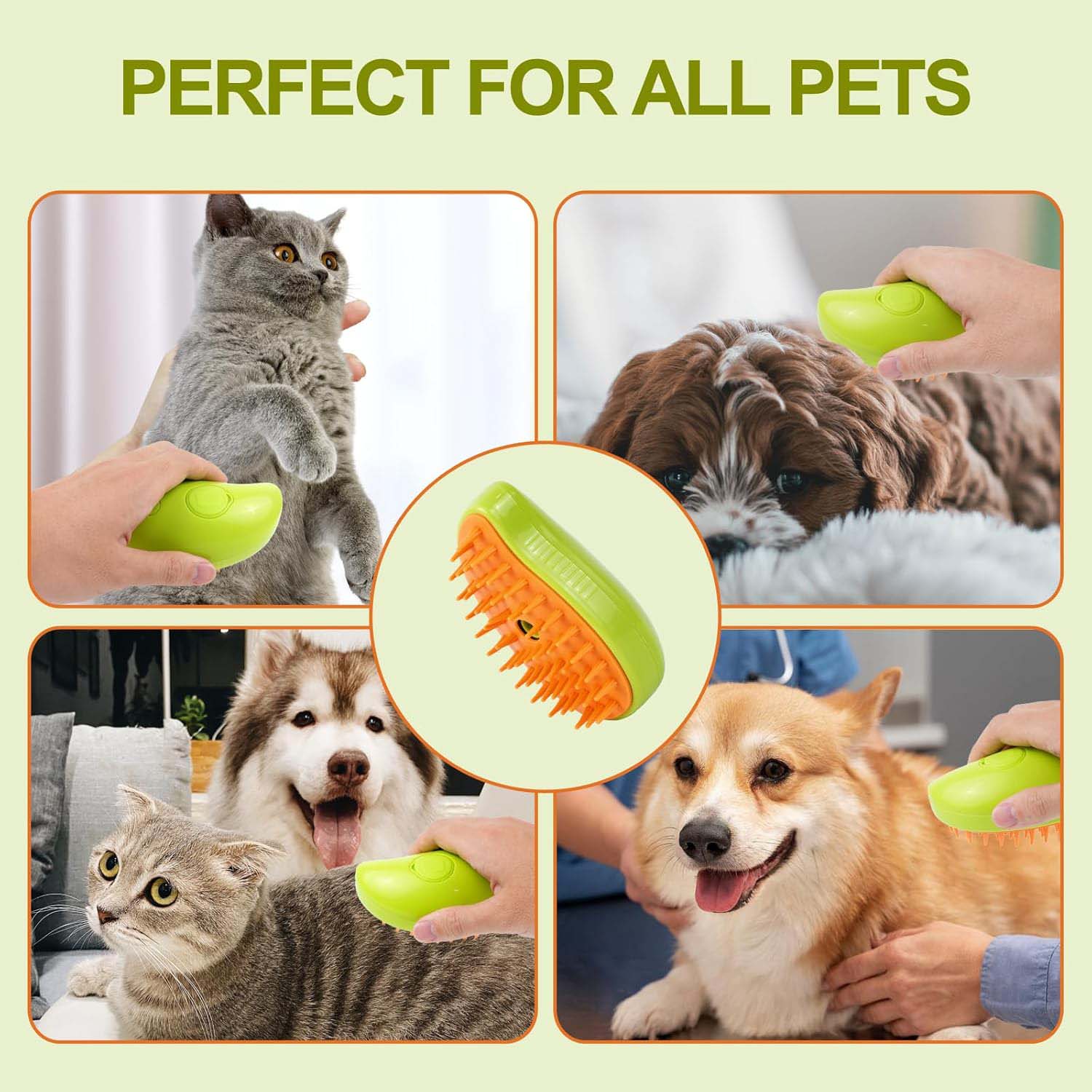 FocusPet® 3-in-1 Pet Steam Grooming Brush - Image 10