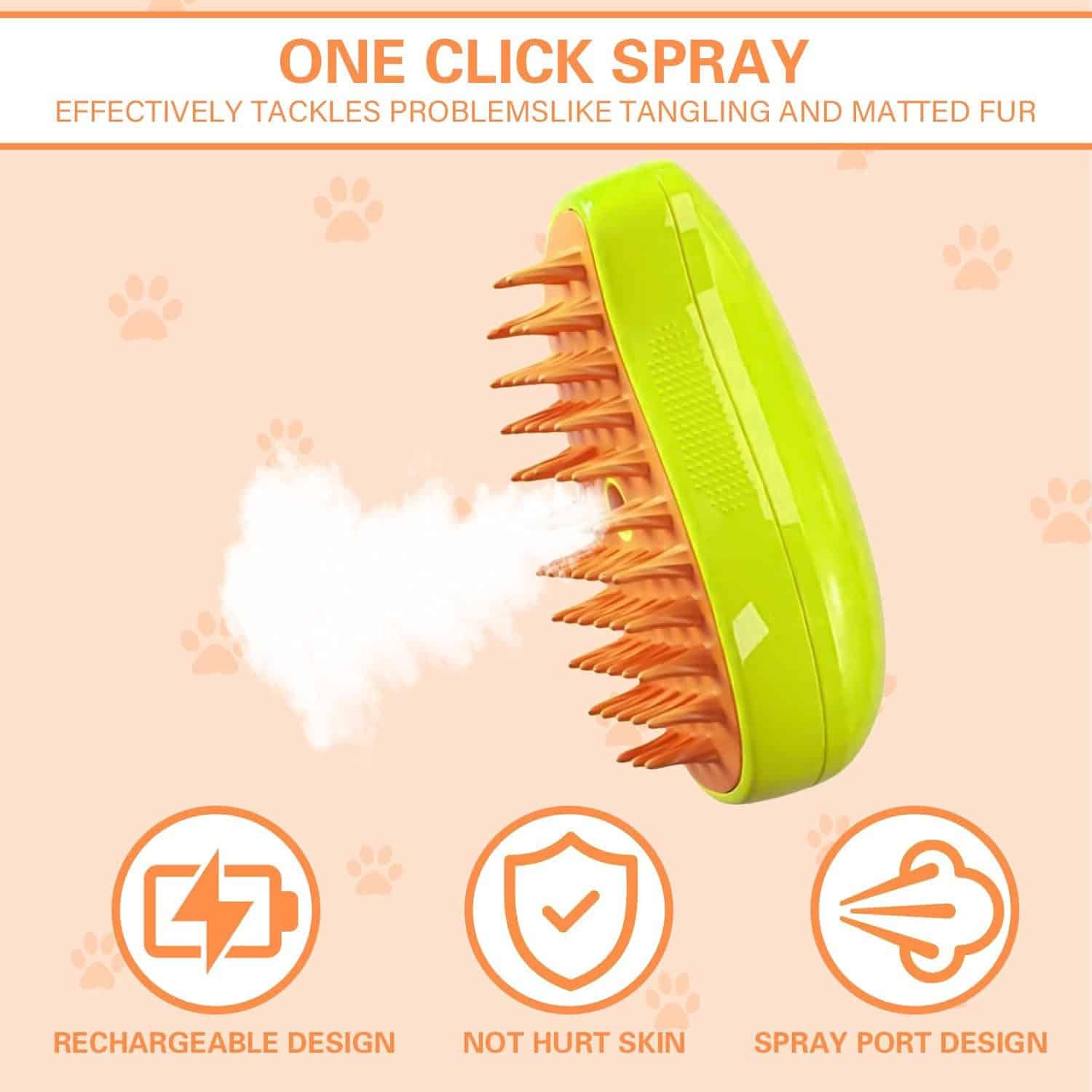 FocusPet® 3-in-1 Pet Steam Grooming Brush - Image 6