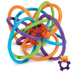 Manhattan Toy Winkel Rattle & Sensory Teether Toy