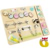 FocusToys® Wooden Montessori Busy Board for Toddlers