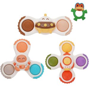 FocusToys® Space Travel Sensory Suction Cup Spinner Toy