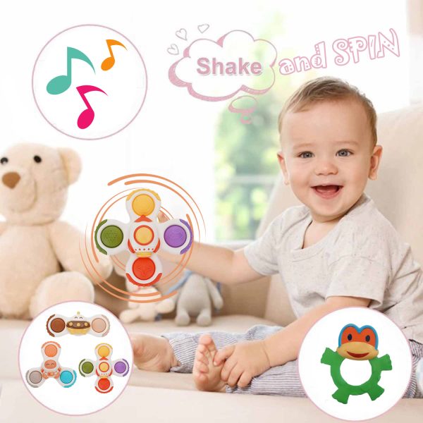 FocusToys® Space Travel Sensory Suction Cup Spinner Toy - Image 7