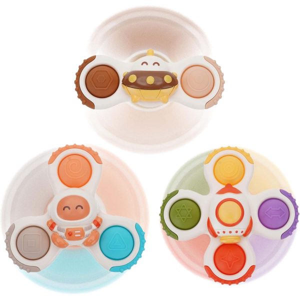 FocusToys® Space Travel Sensory Suction Cup Spinner Toy - Image 2