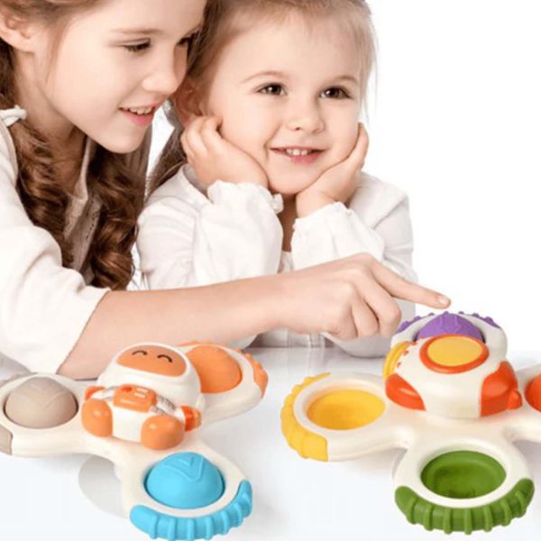 FocusToys® Space Travel Sensory Suction Cup Spinner Toy - Image 6