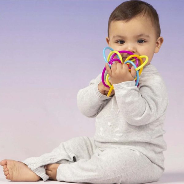 Manhattan Toy Winkel Rattle & Sensory Teether Toy - Image 4