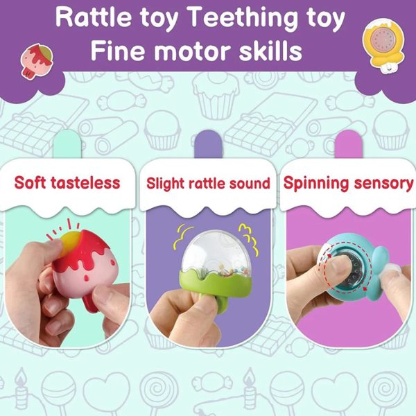 FocusToys® Candy Suction Cup Spinner Sensory Toy - Image 12
