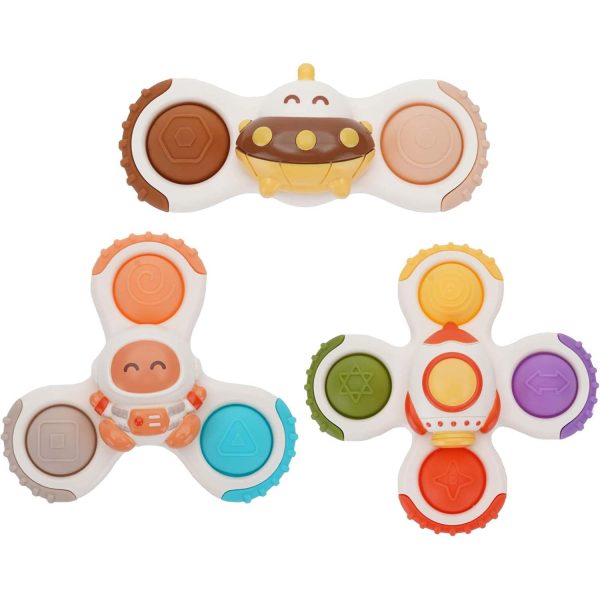 FocusToys® Space Travel Sensory Suction Cup Spinner Toy - Image 4