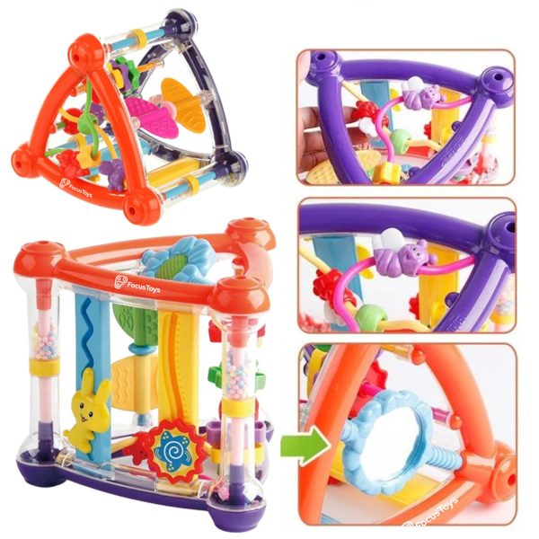 FocusToys® Push and Roll Triangle Sensory Activity Toy - Image 5