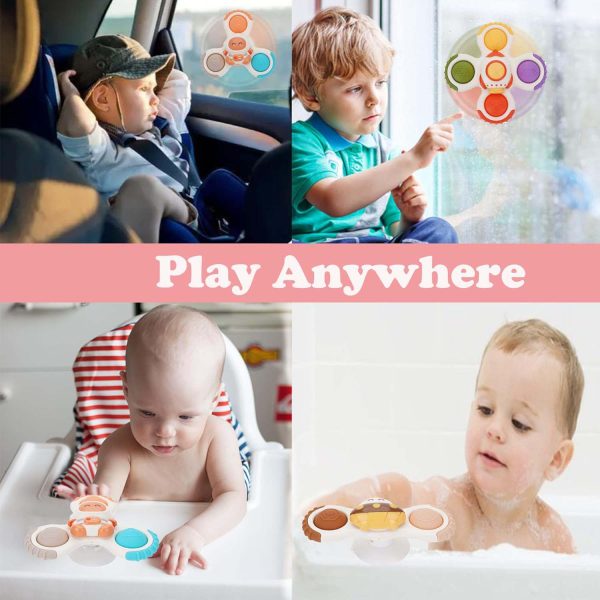 FocusToys® Space Travel Sensory Suction Cup Spinner Toy - Image 3