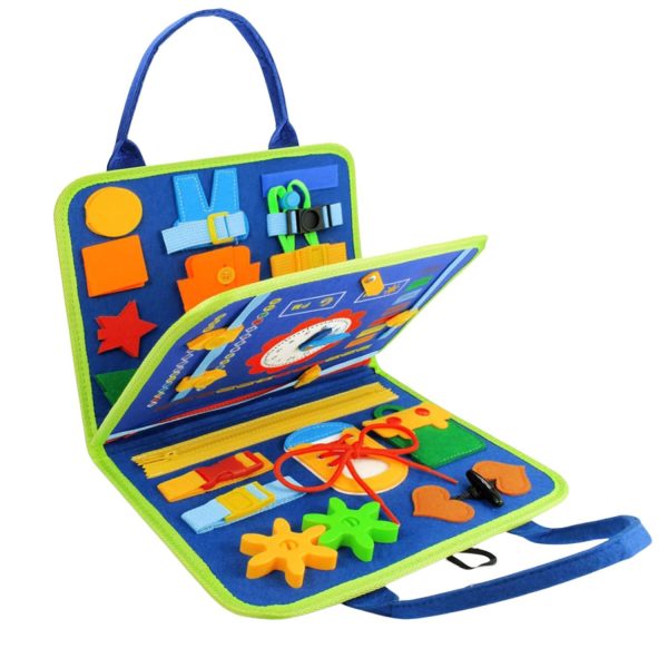FocusToys® Montessori Felt Busy Book for Sensory Learning - Image 4