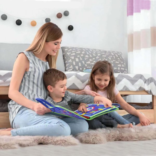 FocusToys® Montessori Felt Busy Book for Sensory Learning - Image 14