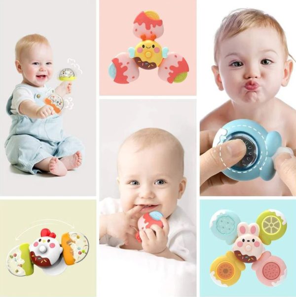 FocusToys® Candy Suction Cup Spinner Sensory Toy - Image 11