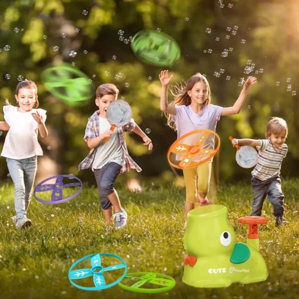 FocusToys® Elephant Flying Disc Launcher Catching Game - Image 4