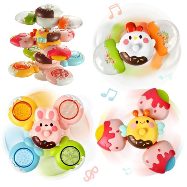 FocusToys® Candy Suction Cup Spinner Sensory Toy - Image 2