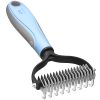 FocusPet® Double-Sided Pet Grooming Brush for Shedding and Hair Removal