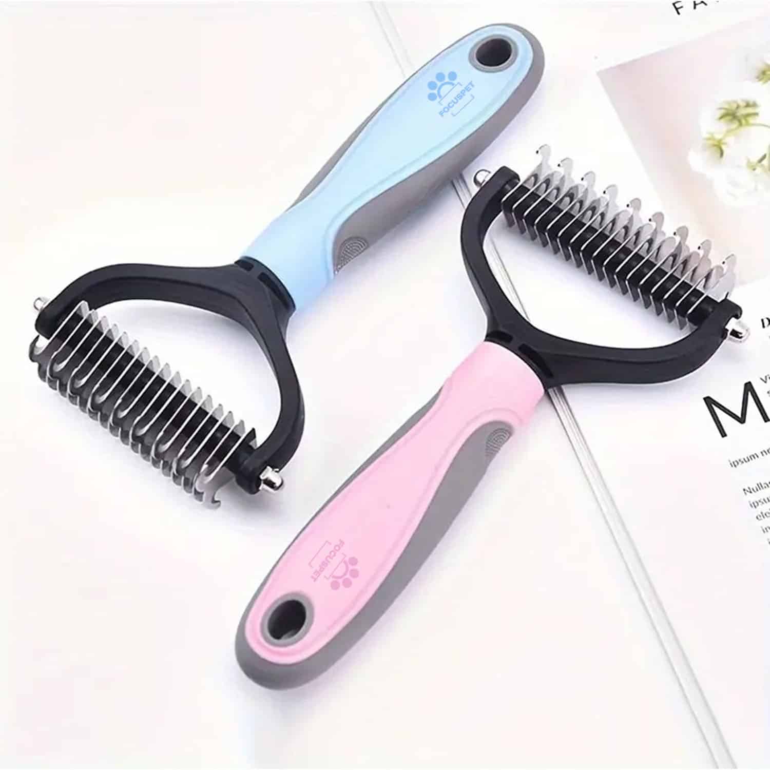 FocusPet® Double-Sided Pet Grooming Brush - Image 4