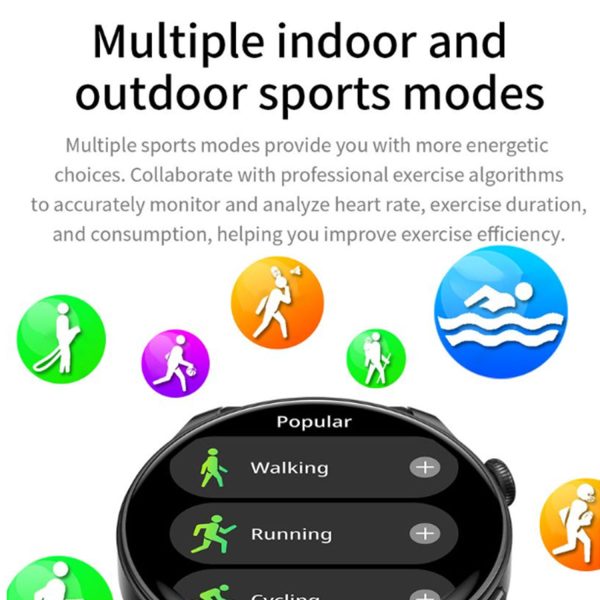 FocusFit® KC88 1.43" AI Voice Assistant Smart Watch - Image 9