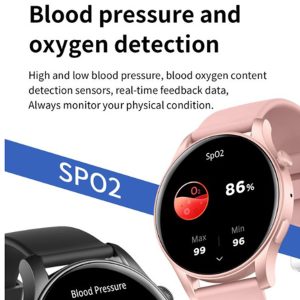 with this smartwatch with AMOLED display