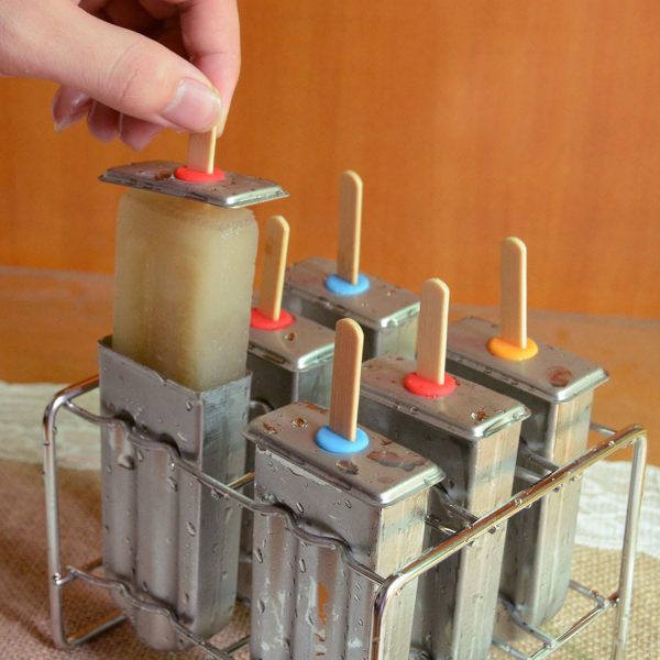Reusable Stainless Steel Ice Cream Popsicle Moulds - Image 5