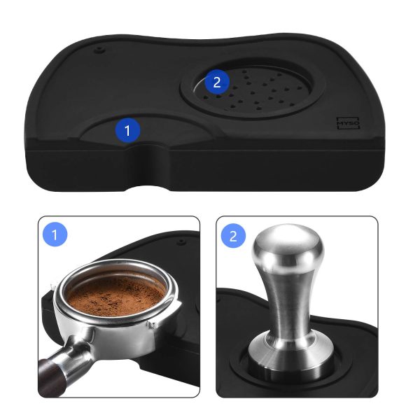 Myso® Anti-Slip Premium Silicone Espresso Tamper Mat - Image 3