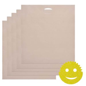 FocusFit® Reusable Non-Stick Toaster Bags: Set of 5